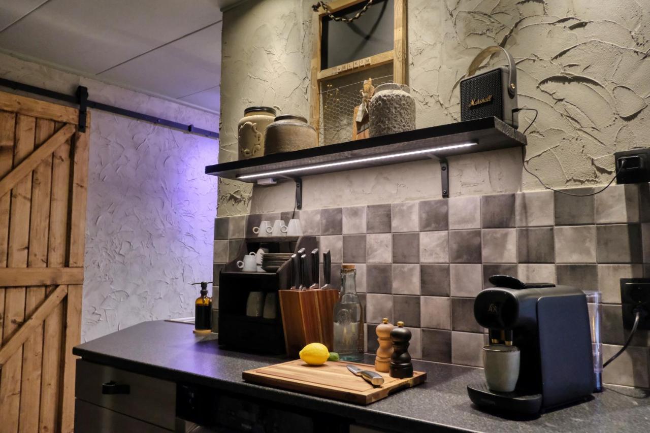 Lodge In Een Bosrijke Omgeving Met Hottub & Sauna Opt Rheezerveen Extérieur photo